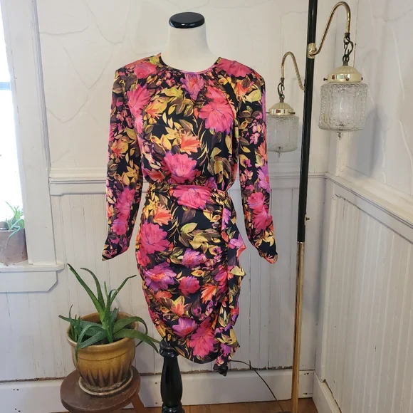 For Love And Lemons | Dresses | Nwt For Love Lemons Dakota Long Sleeve Mini  Dress Small Open Back Fll | Poshmark